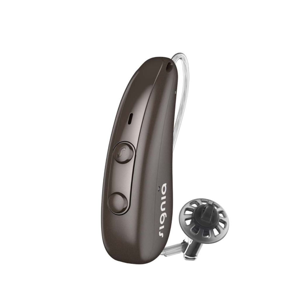 Pure Charge&Go 3IX Dunkelbraun Aide auditive