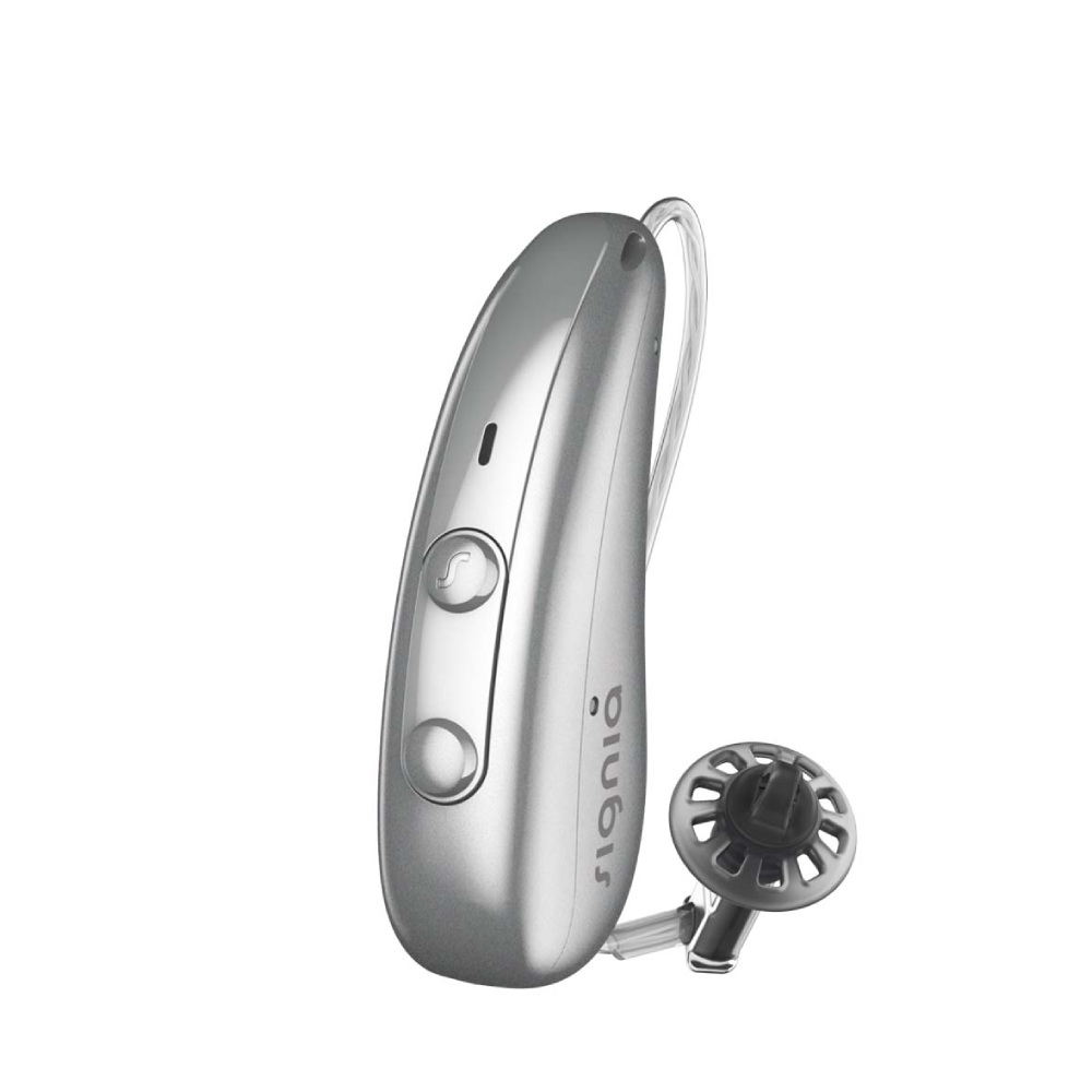 Pure Charge&Go 3IX Silber (neu) Aide auditive