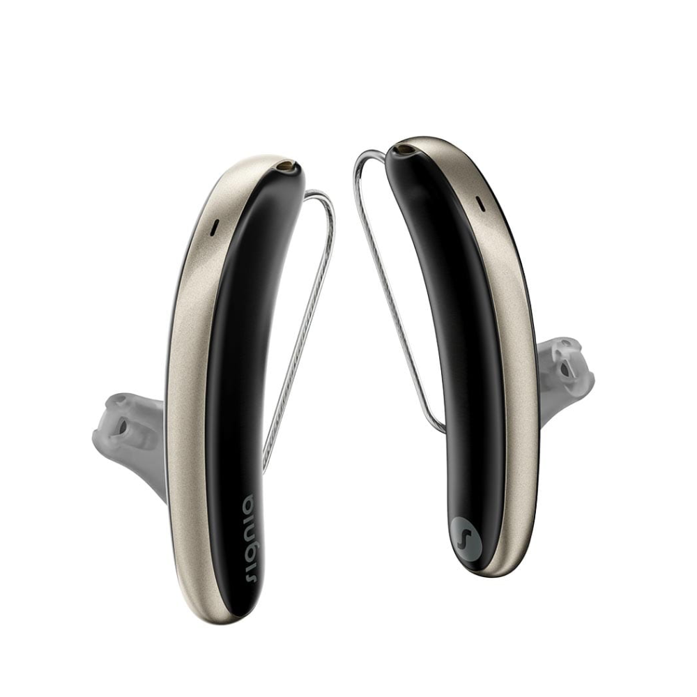 Styletto 3AX Schwarz Feingold Aide auditive