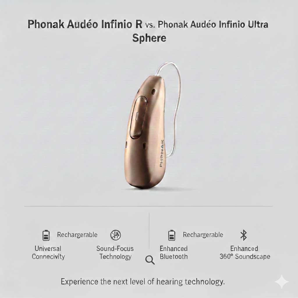 Phonak Ultra R oder Ultra Sphere? So wählen Sie das richtige Phonak-Hörgerät für Lärm, Gespräche & Alltag
