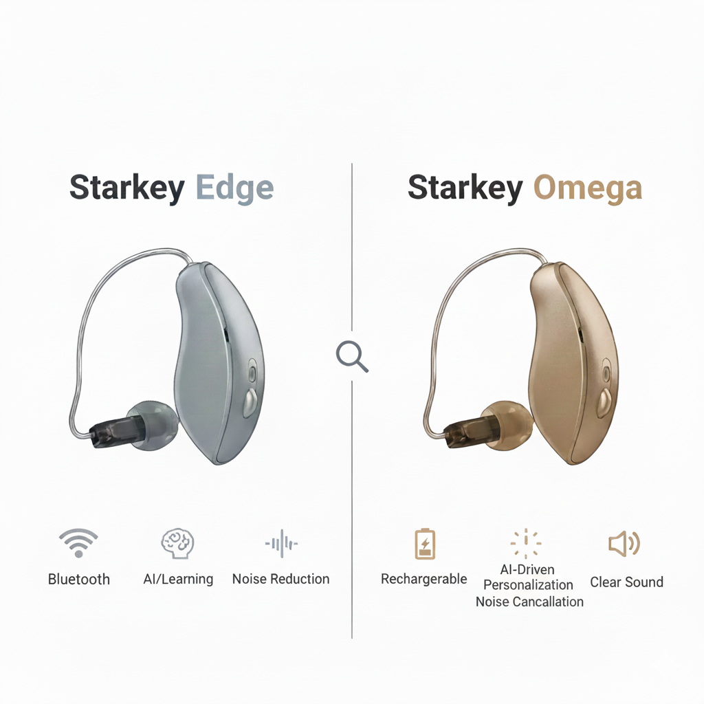 Starkey Edge AI vs Omega AI: Welches Hörgerät passt 2026 am besten zu Ihnen?