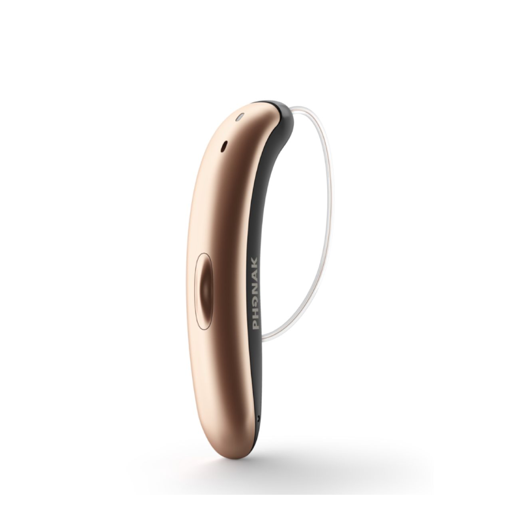Slim Lumity L90-R Sandale Schwarz Aide auditive