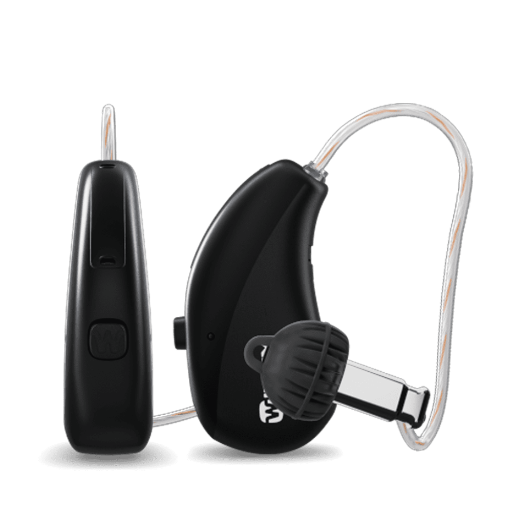 Moment Sheer 220 sRIC R D Technisches Schwarz Aide auditive