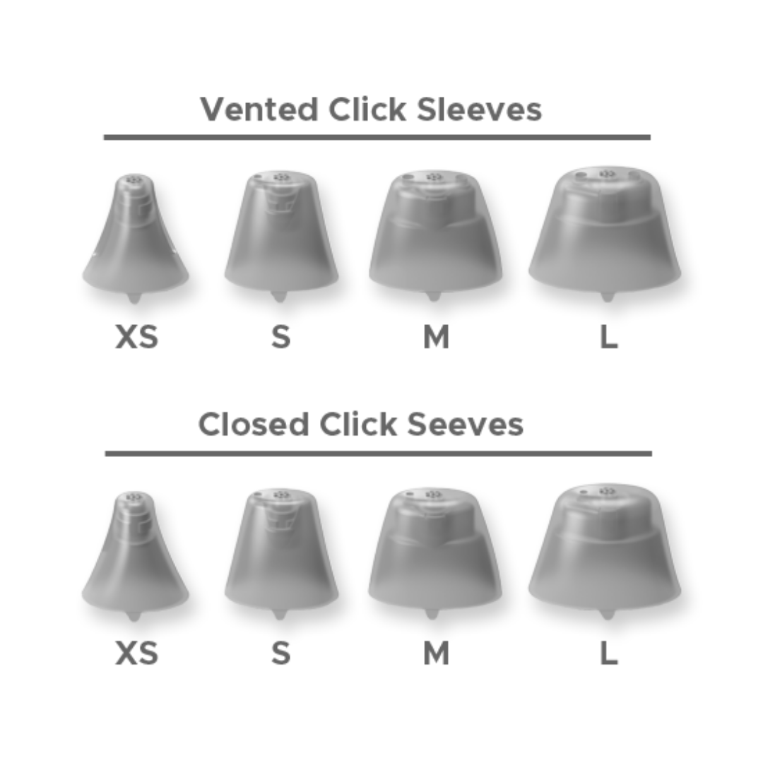 Click Sleeved (Silk) dome für SIGNIA-Hörgeräte 6 pro Paket
